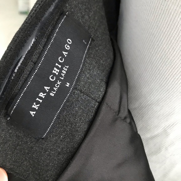 Grey wool modern bustier top - Picture 5 of 7